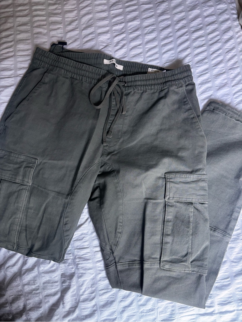 Pacsun Men's Slim Cargo Jogger Pants - Olive Green